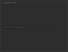Tablet Screenshot of api.rapidgen.net